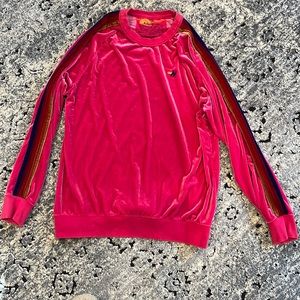 Aviator Nation velour crewneck